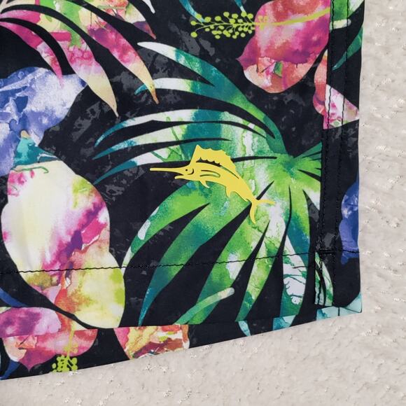 Tommy Bahama Baja Hasta La Fuego 9-Inch Boardshorts Mens Large Lined Swim Trunks - Picture 7 of 16